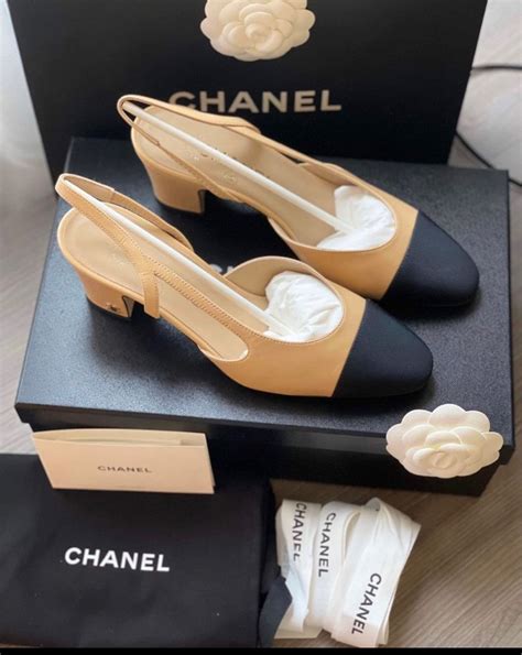 chanel womens slippers|chanel heels women.